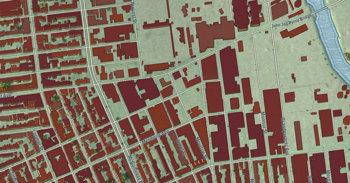 Detailed Map of Greenpoint, New York