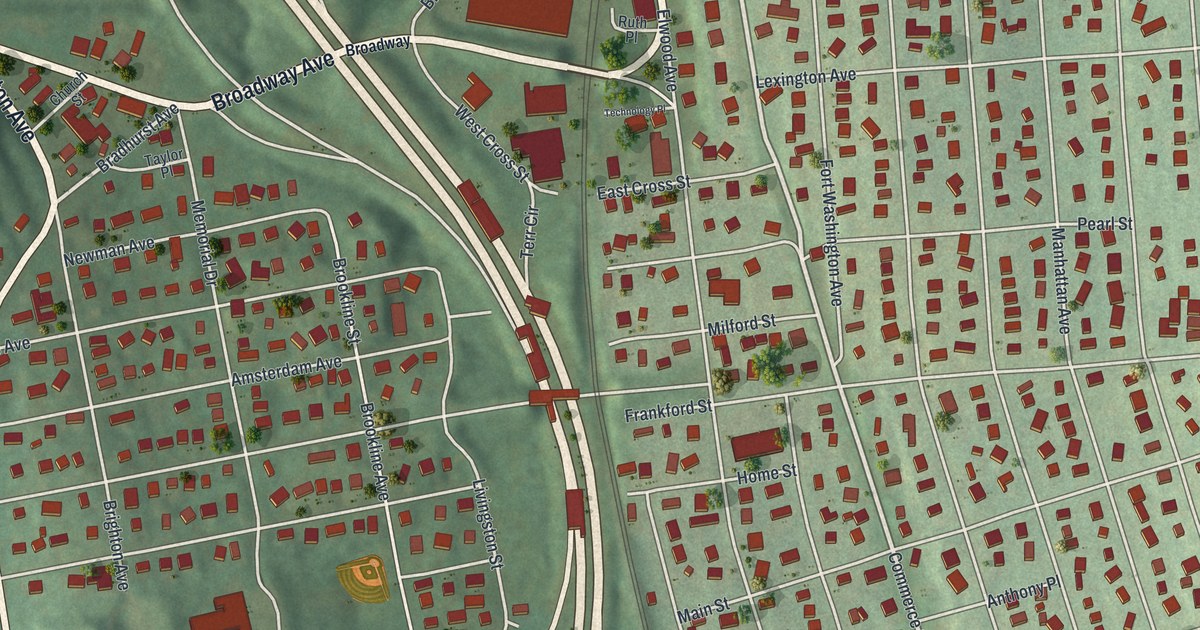 Map of Hawthorne, New York in 2026