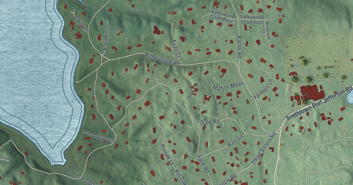 Map of Head of the Harbor, New York in 2026