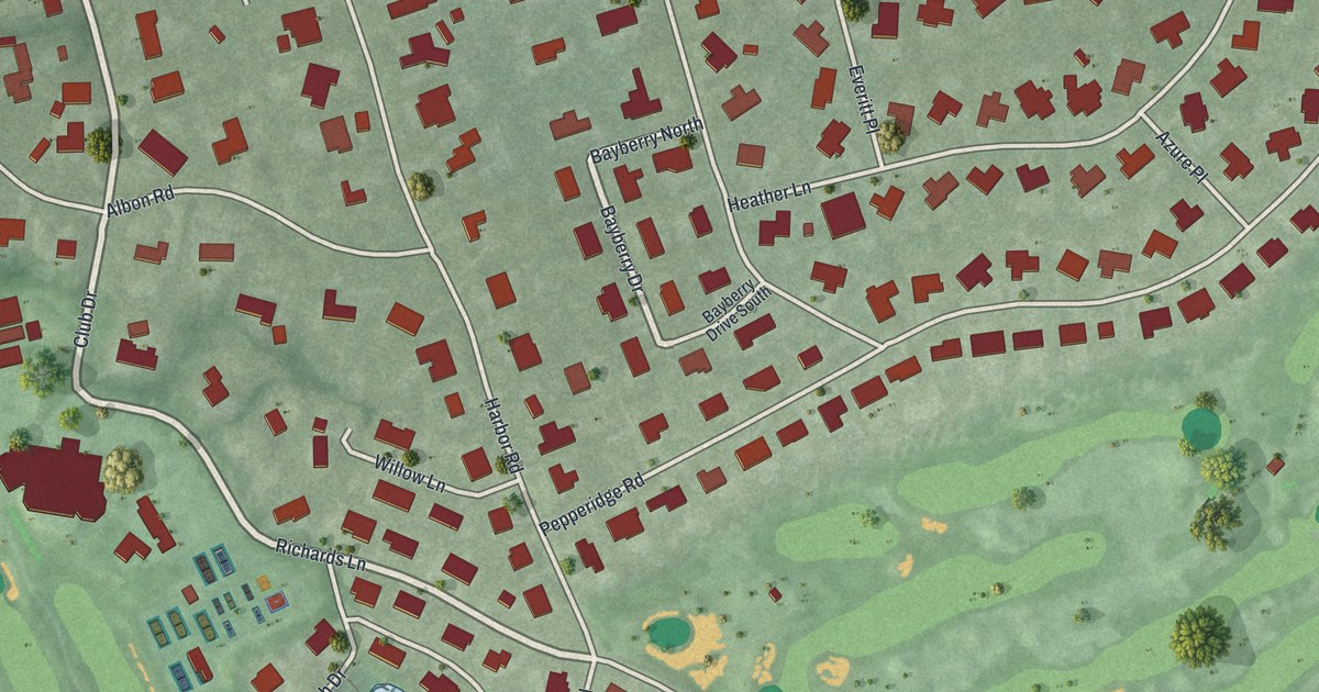 Map of Hewlett Harbor, New York in 2026
