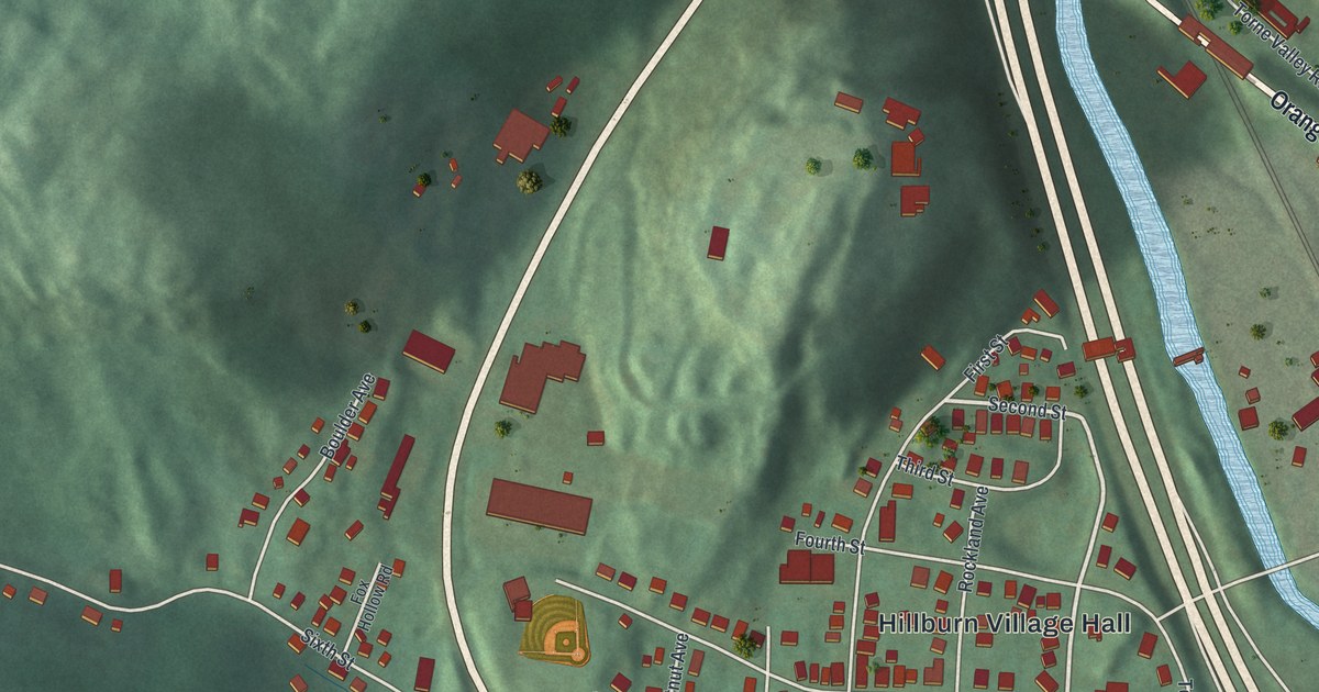 Map of Hillburn, New York in 2026