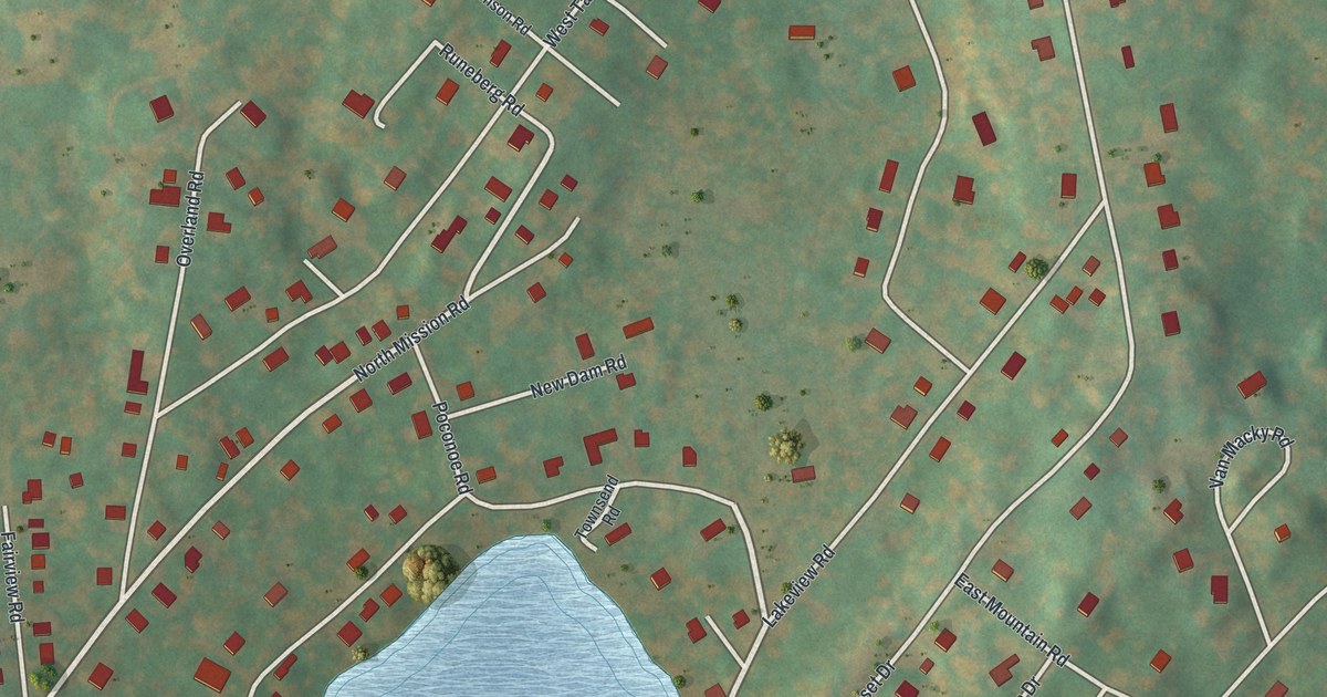 Map of Hillside Lake, New York in 2026