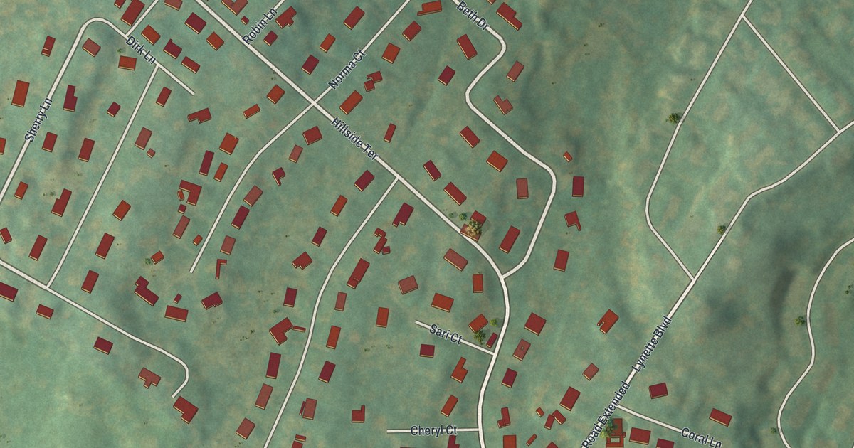 Map of Hillside, New York in 2026