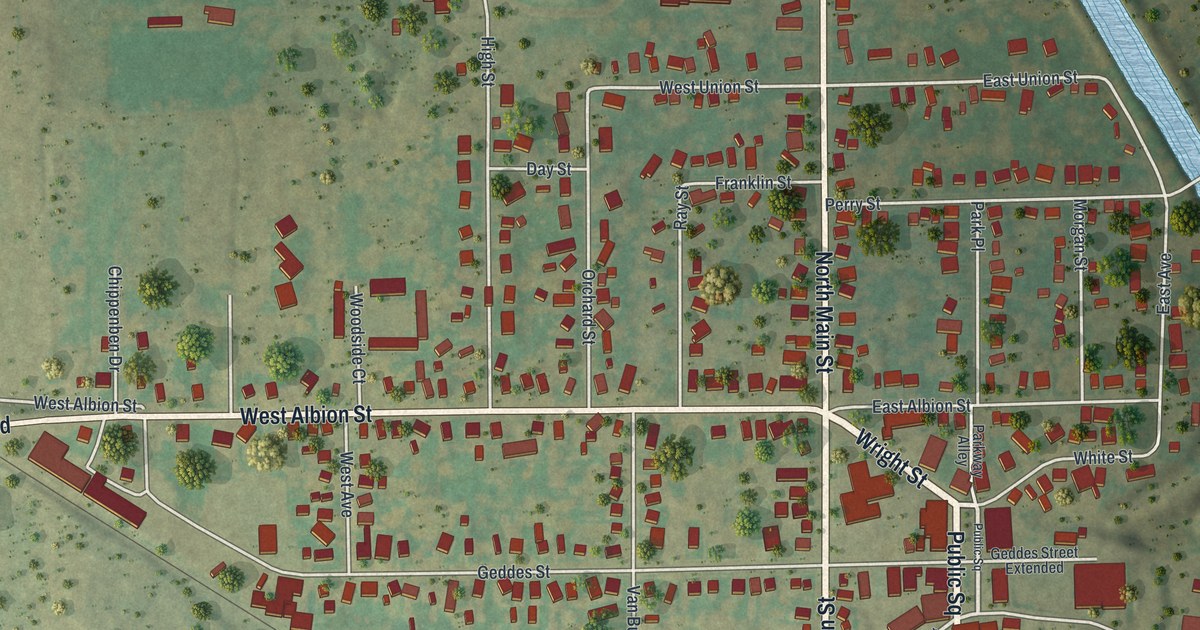 Map of Holley, New York in 2026