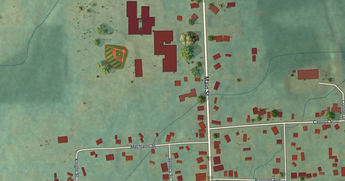 Map of Interlaken, New York in 2026