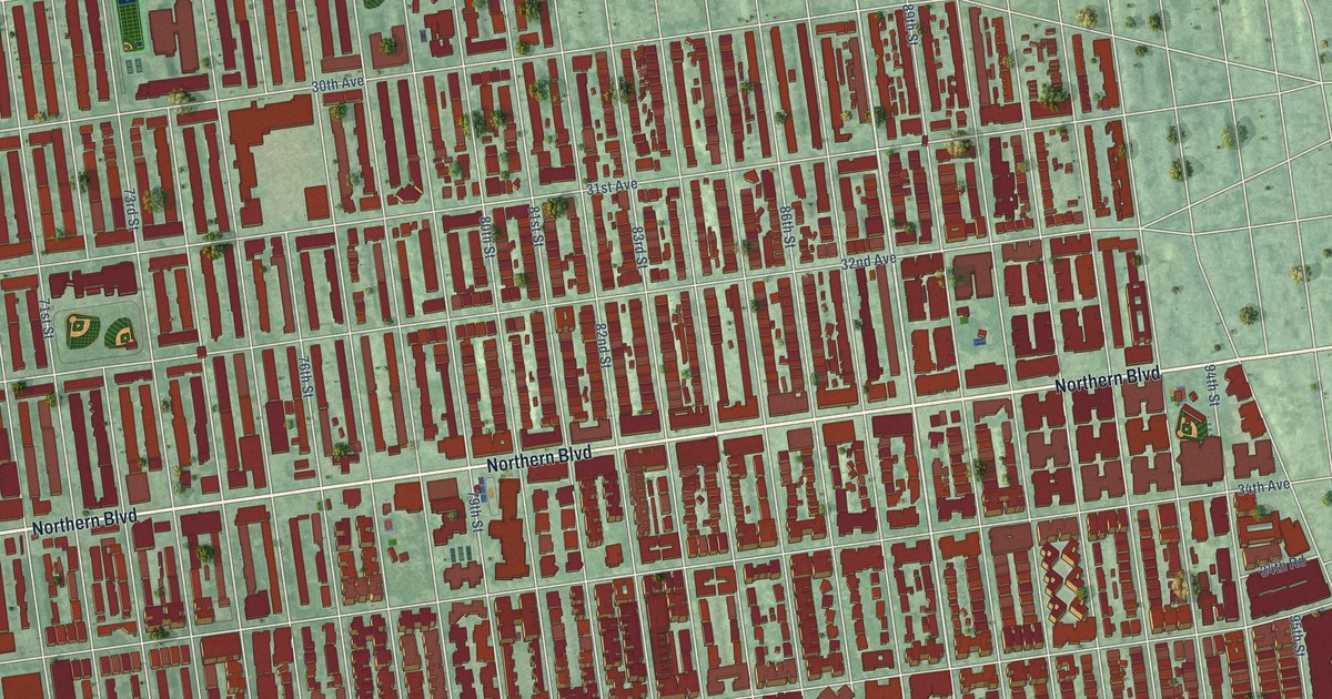 Detailed Map of Jackson Heights, New York