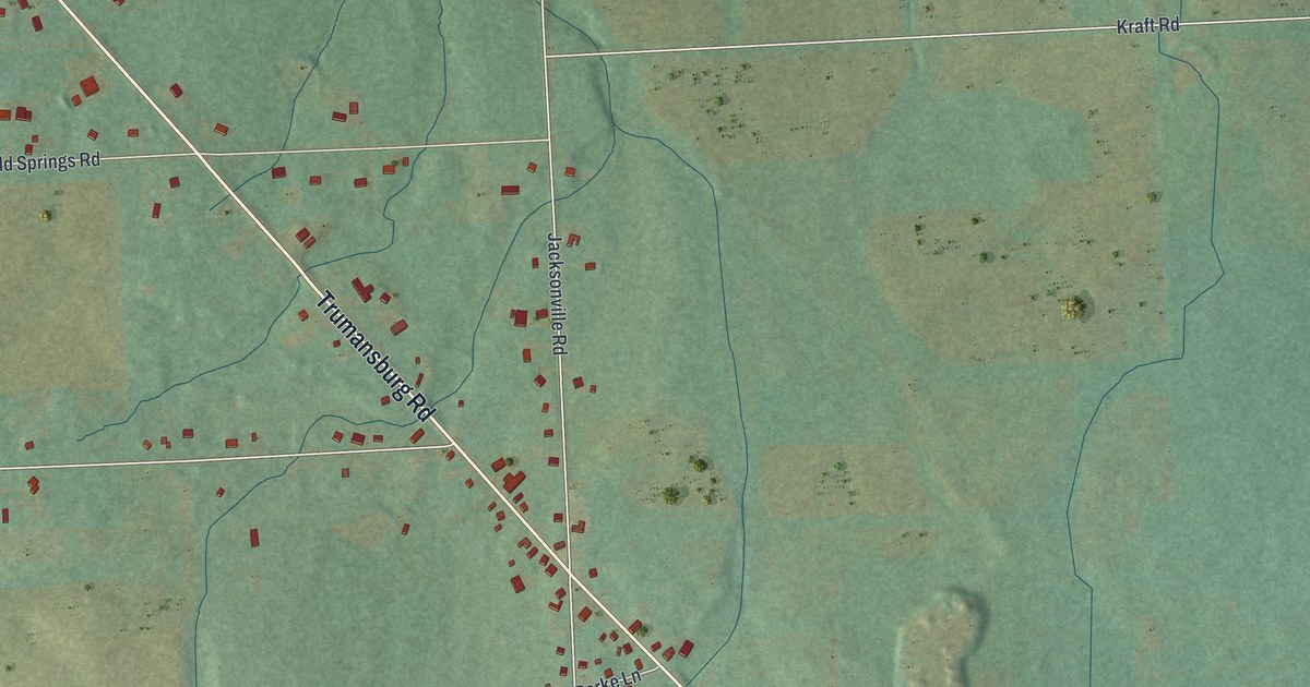 Map of Jacksonville, New York in 2026