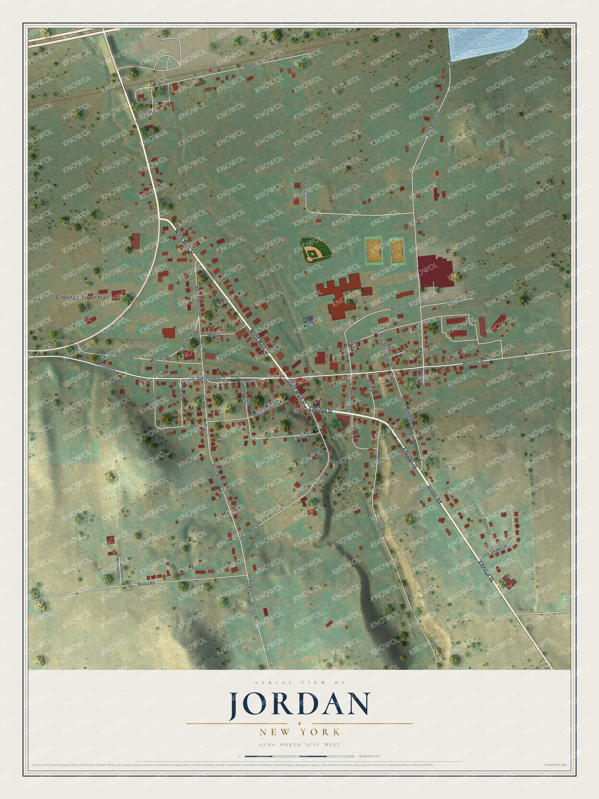 Watermarked full-map preview of Jordan, New York