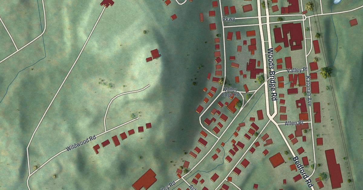 Map of Katonah, New York in 2026