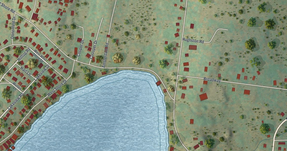 Map of Kauneonga Lake, New York in 2026
