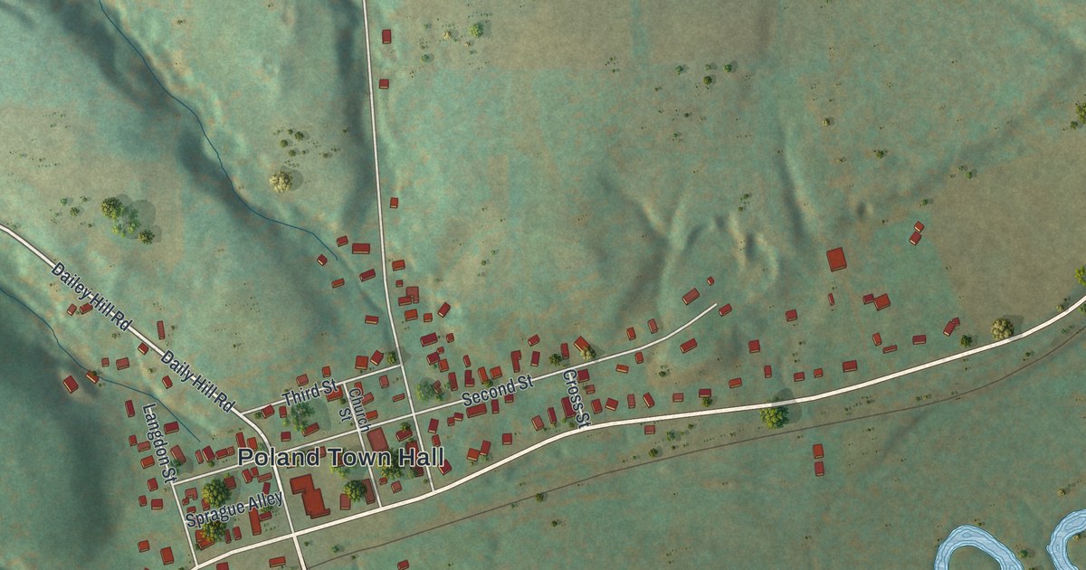 Map of Kennedy, New York in 2026