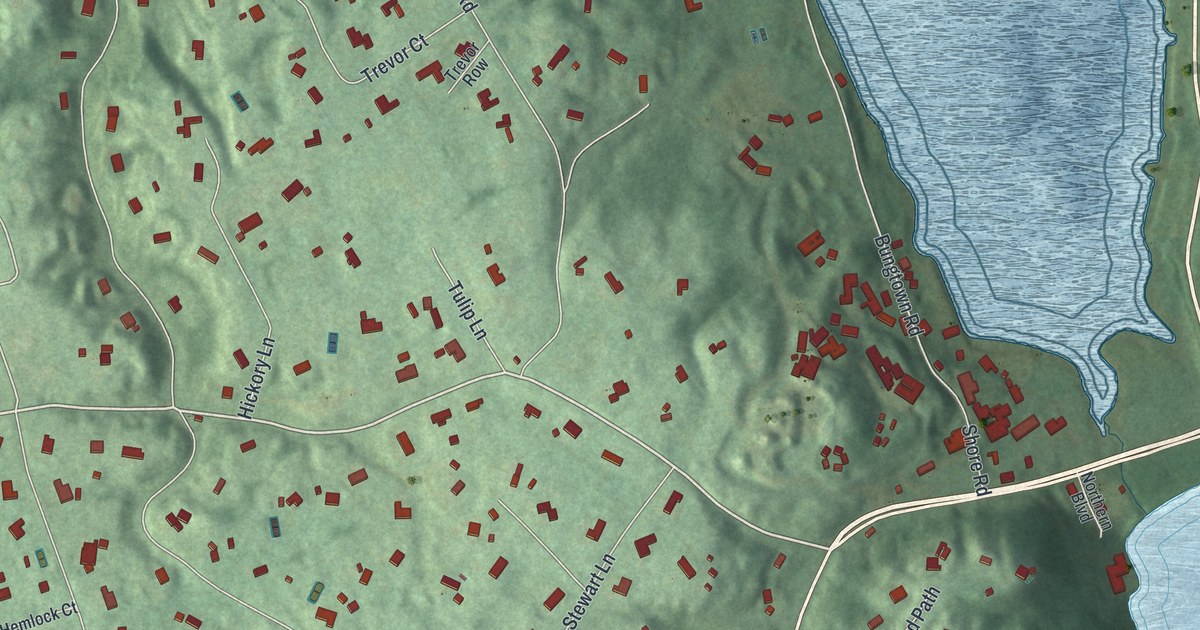 Map of Laurel Hollow, New York in 2026