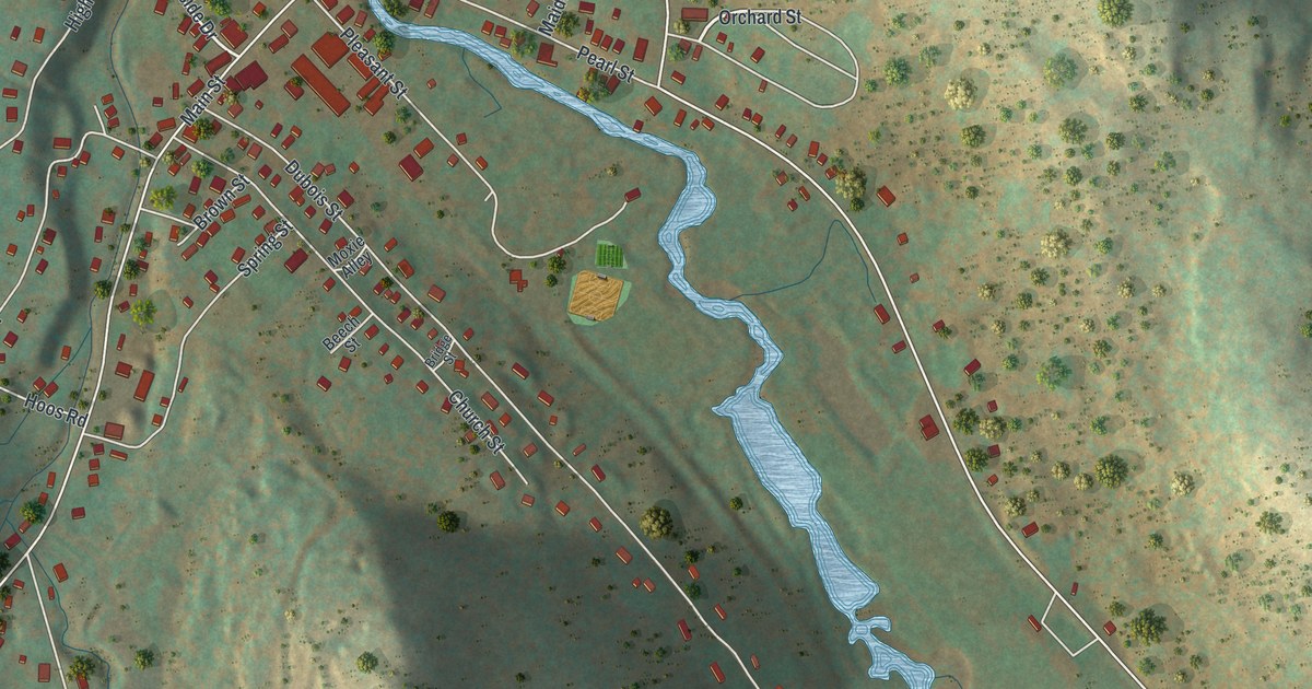 Map of Livingston Manor, New York in 2026