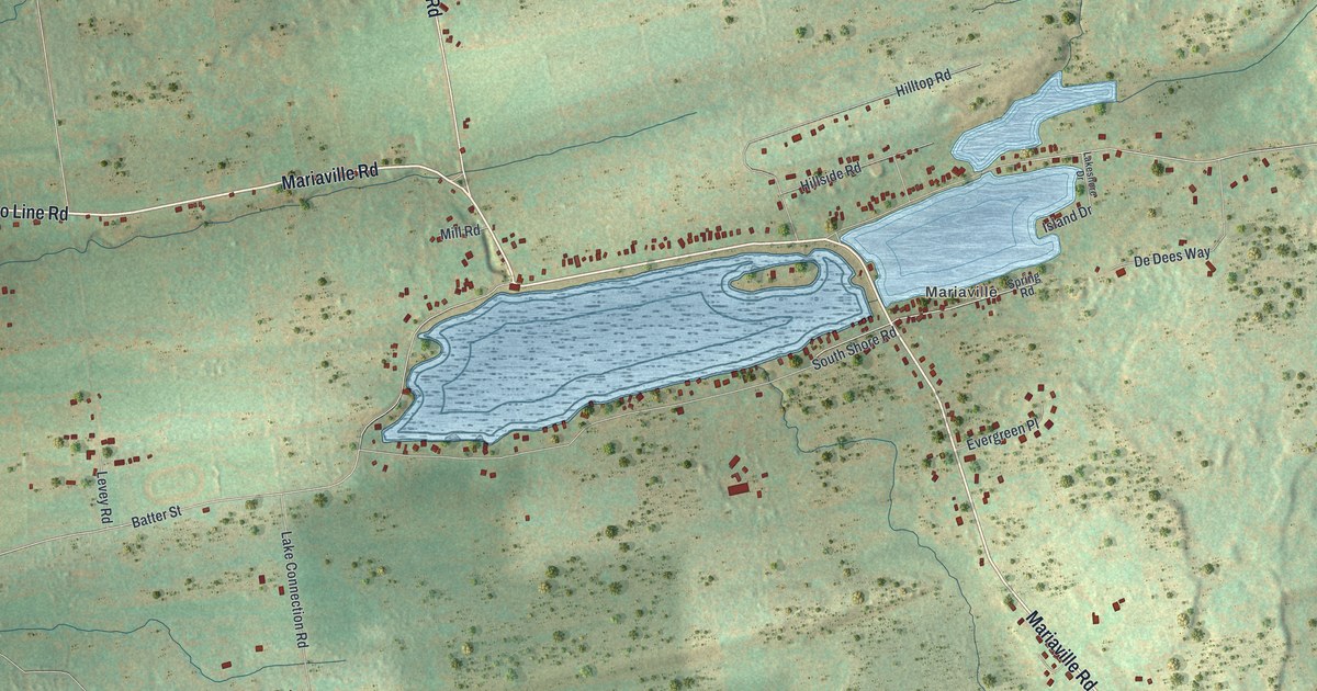 Map of Mariaville Lake, New York in 2026