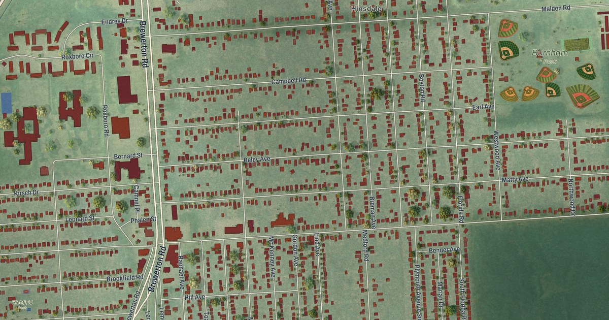 Map of Mattydale, New York in 2026