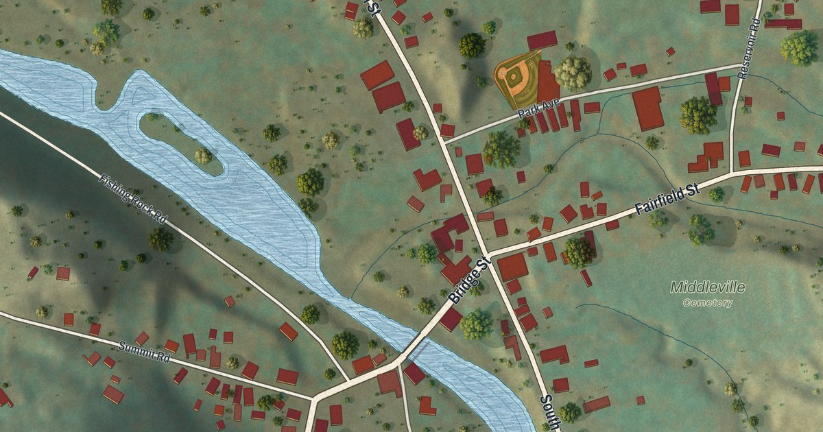 Map of Middleville, New York in 2026