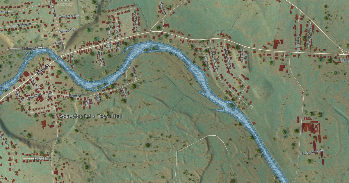 Map of Morrisonville, New York in 2026