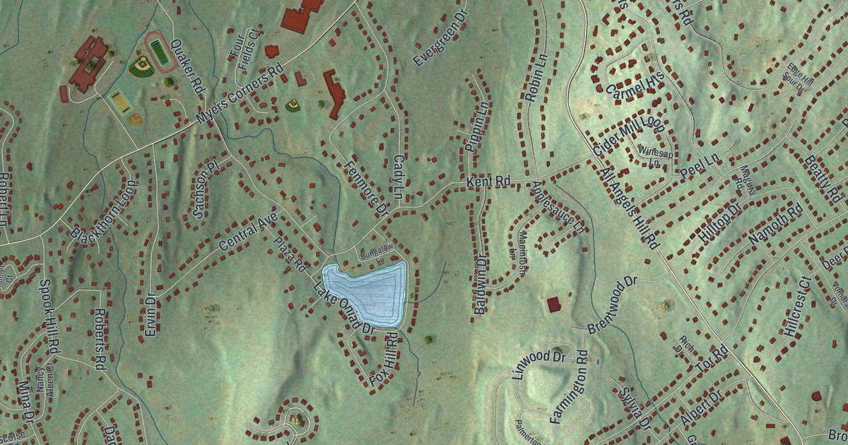 Map of Myers Corner, New York in 2026
