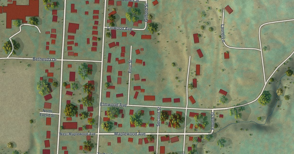 Map of North Hornell, New York in 2026
