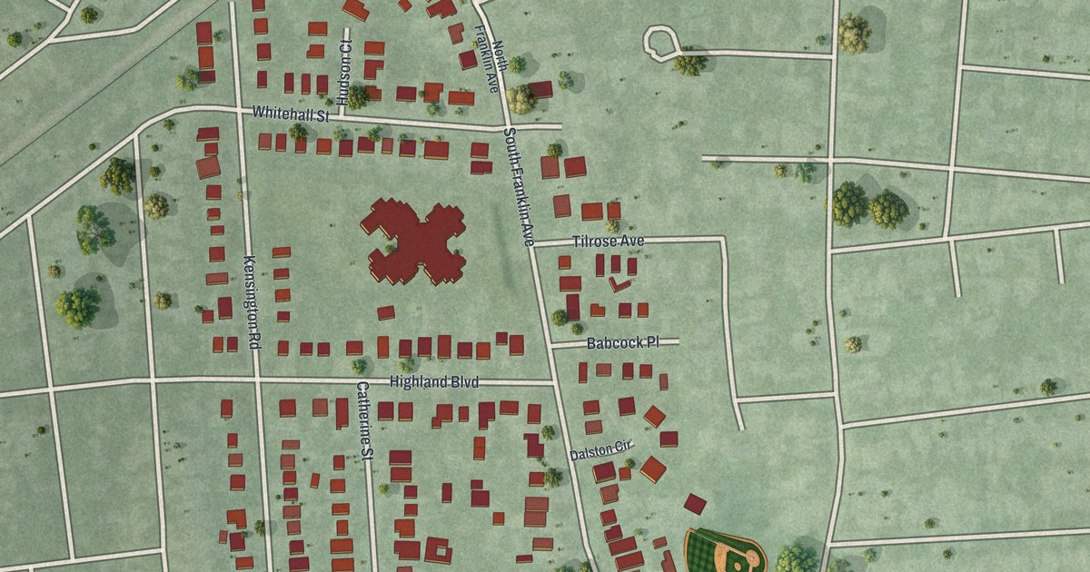 Map of North Lynbrook, New York in 2026