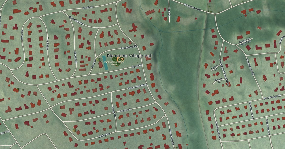 Map of Plandome, New York in 2026