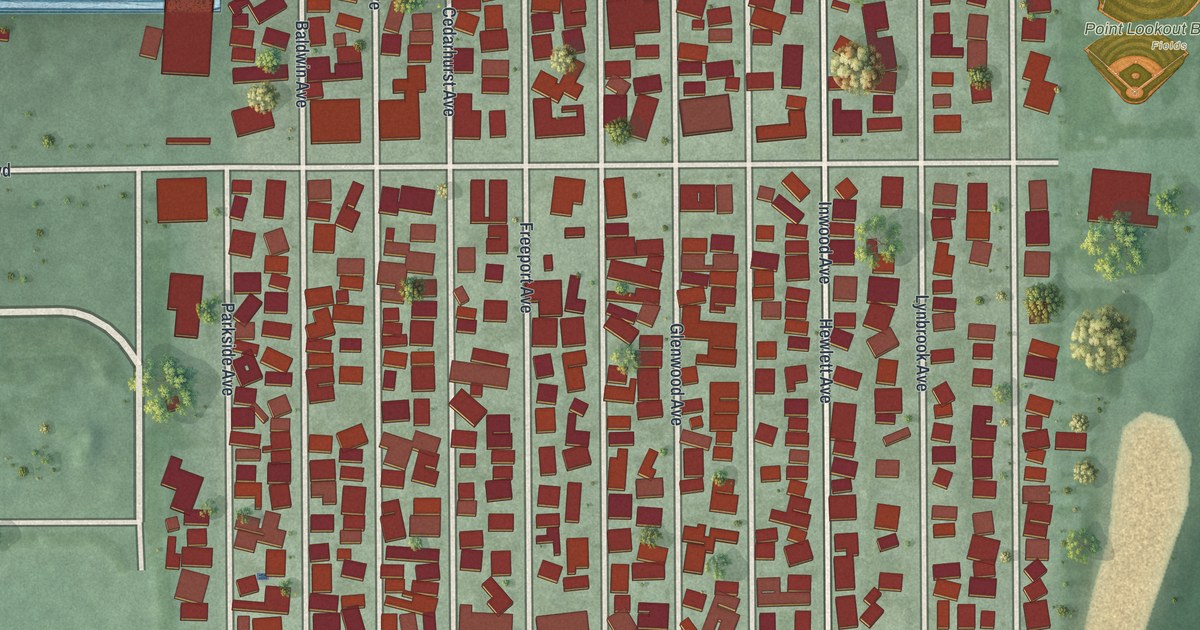 Map of Point Lookout, New York in 2026