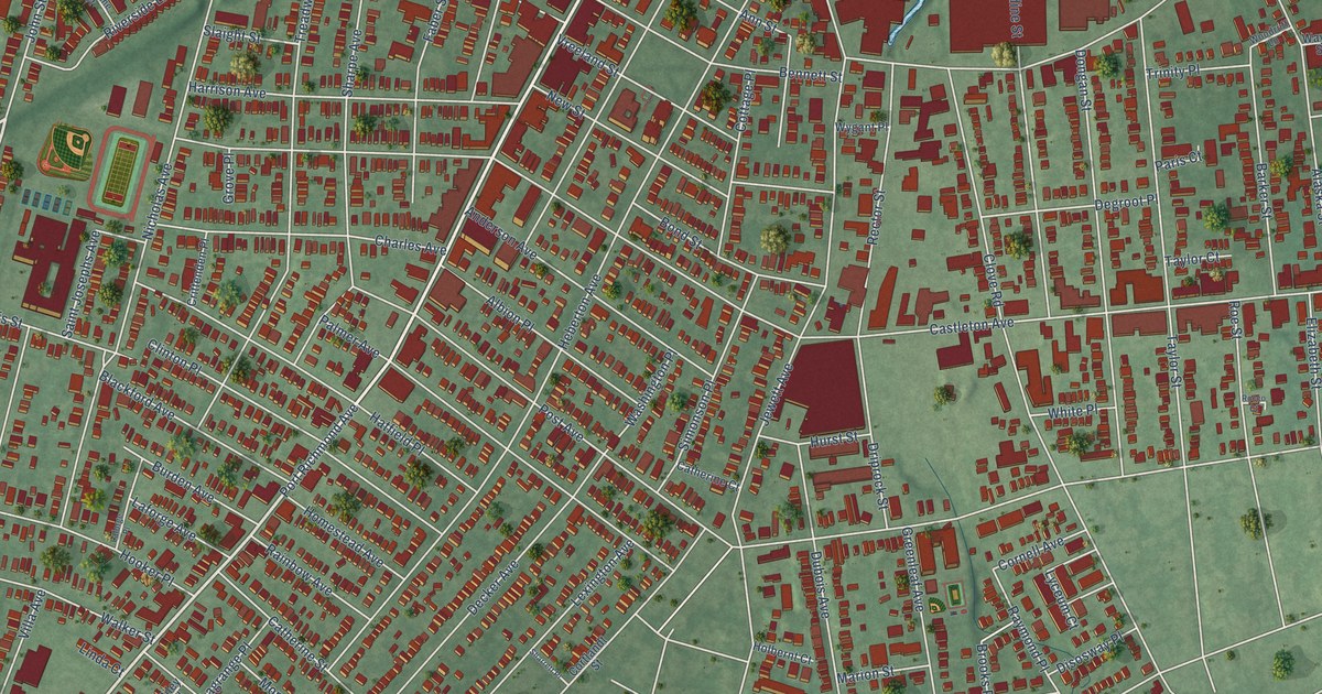 Detailed Map of Port Richmond, New York