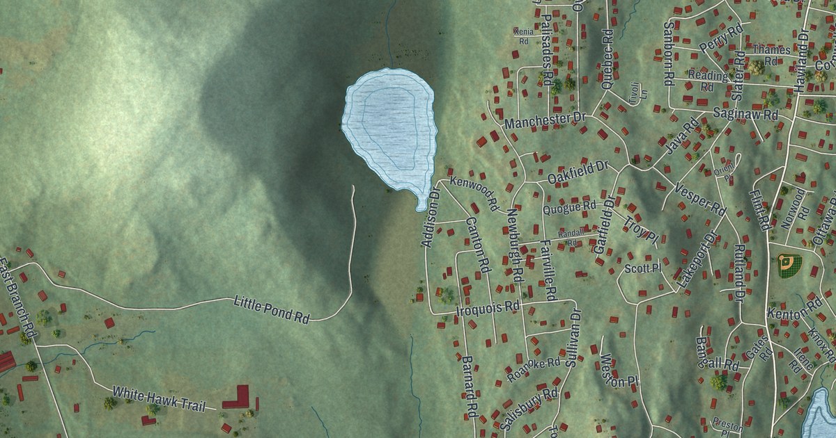 Map of Putnam Lake, New York in 2026