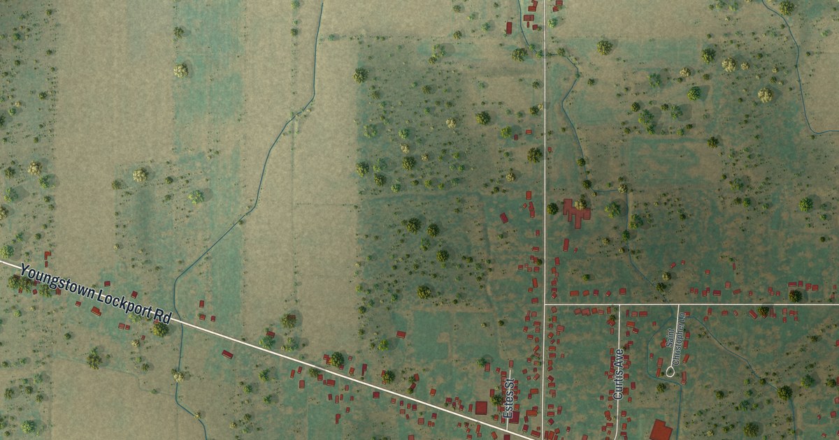 Map of Ransomville, New York in 2026