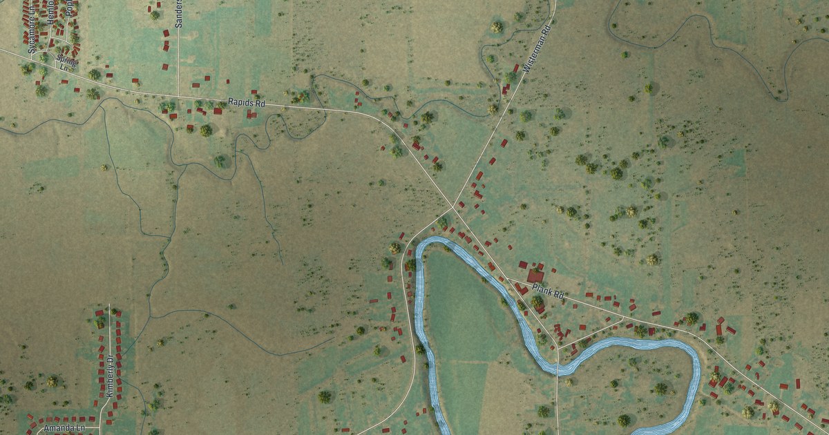 Map of Rapids, New York in 2026
