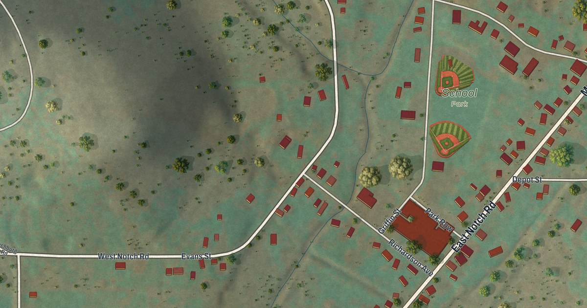 Map of Richburg, New York in 2026