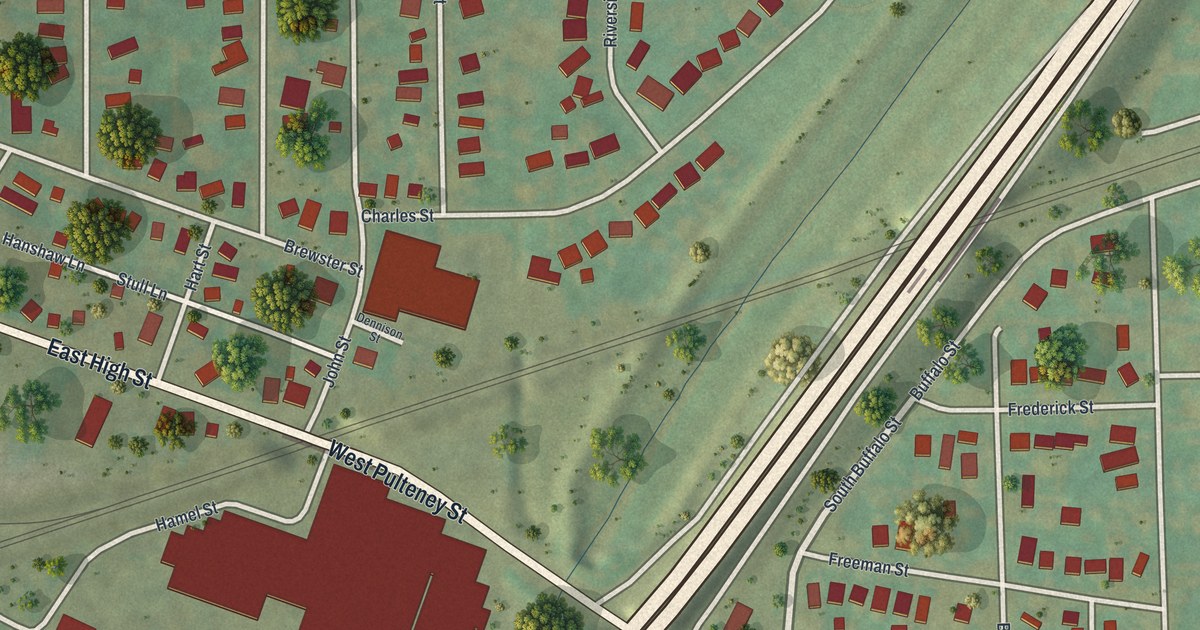 Map of Riverside, New York in 2026