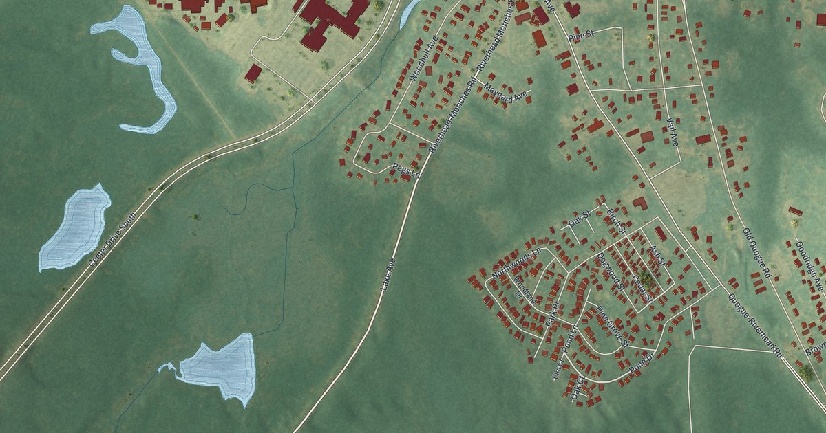 Map of Riverside, Suffolk County, New York in 2026