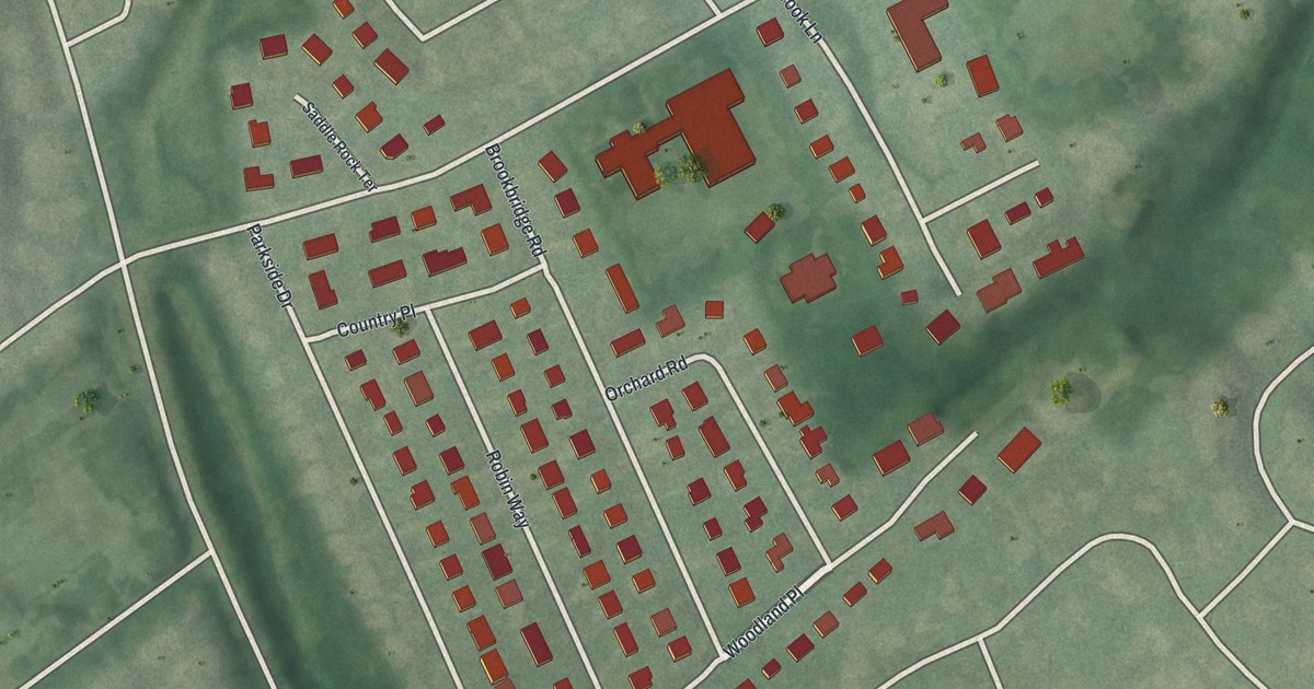 Map of Saddle Rock Estates, New York in 2026