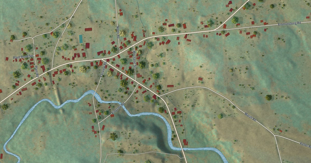 Map of Salisbury Center, New York in 2026