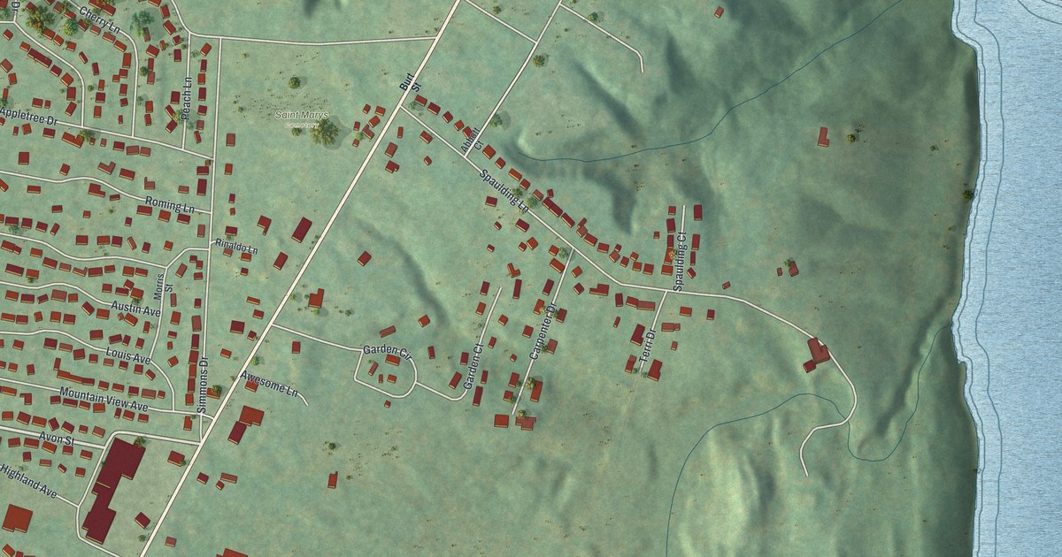 Map of Saugerties South, New York in 2026