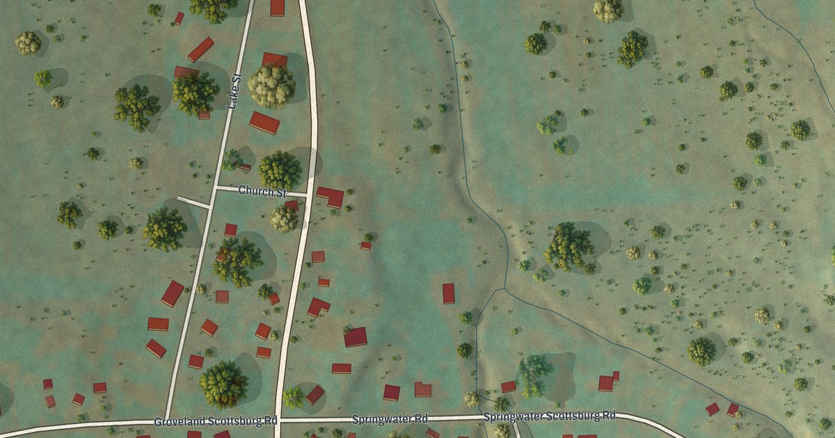 Map of Scottsburg, New York in 2026
