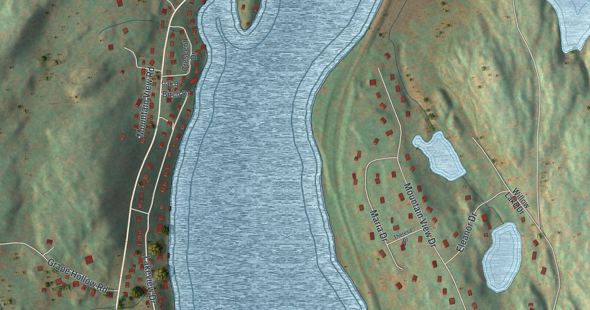 Map of Shorehaven, New York in 2026
