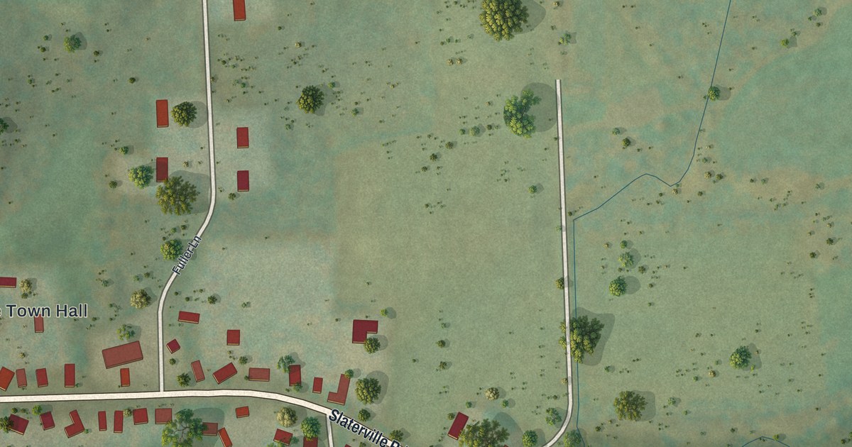 Map of Slaterville Springs, New York in 2026