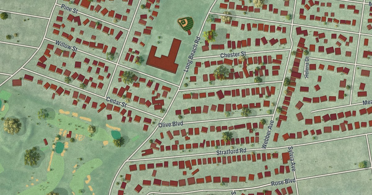 Map of South Hempstead, New York in 2026