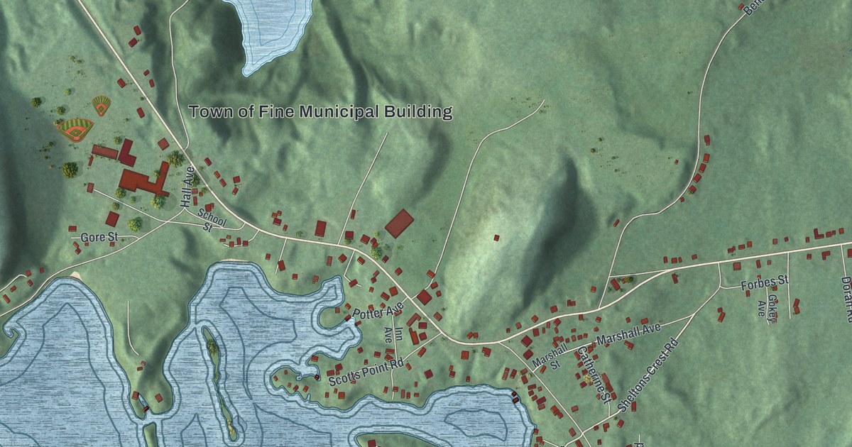 Map of Star Lake, New York in 2026