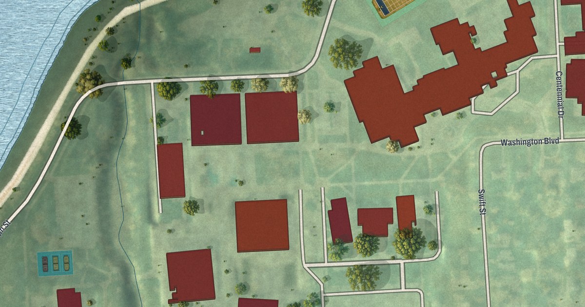 Map of SUNY Oswego, New York in 2026