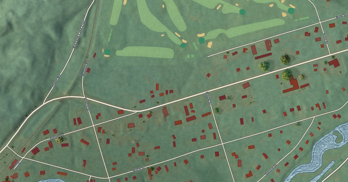 Map of Thendara, New York in 2026