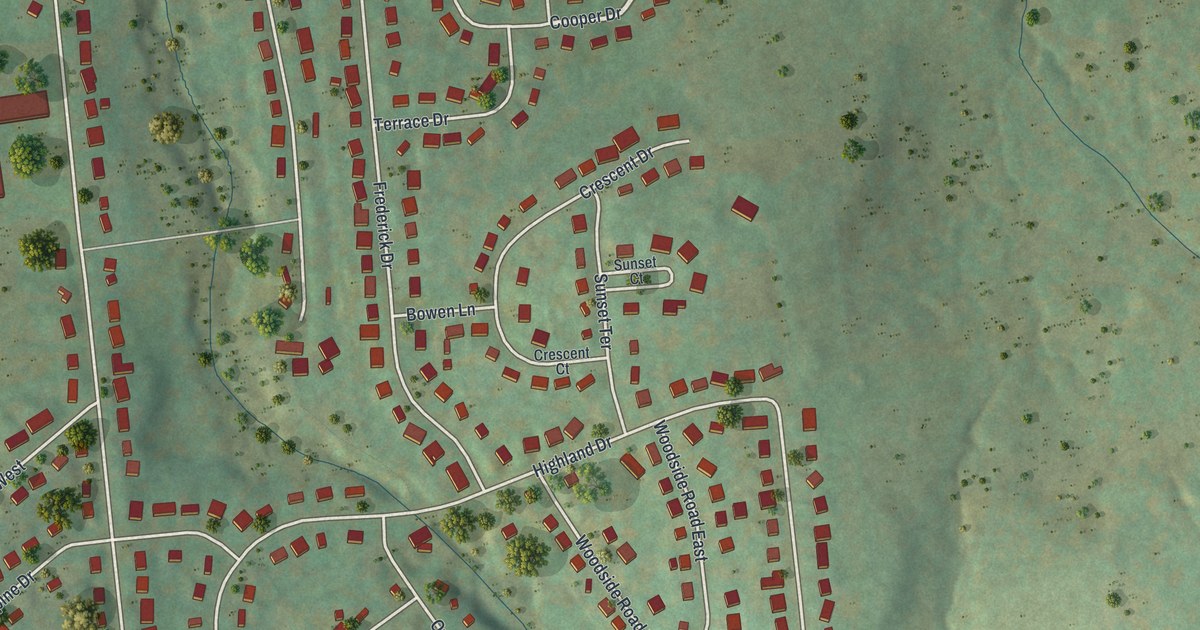 Map of Tioga Terrace, New York in 2026