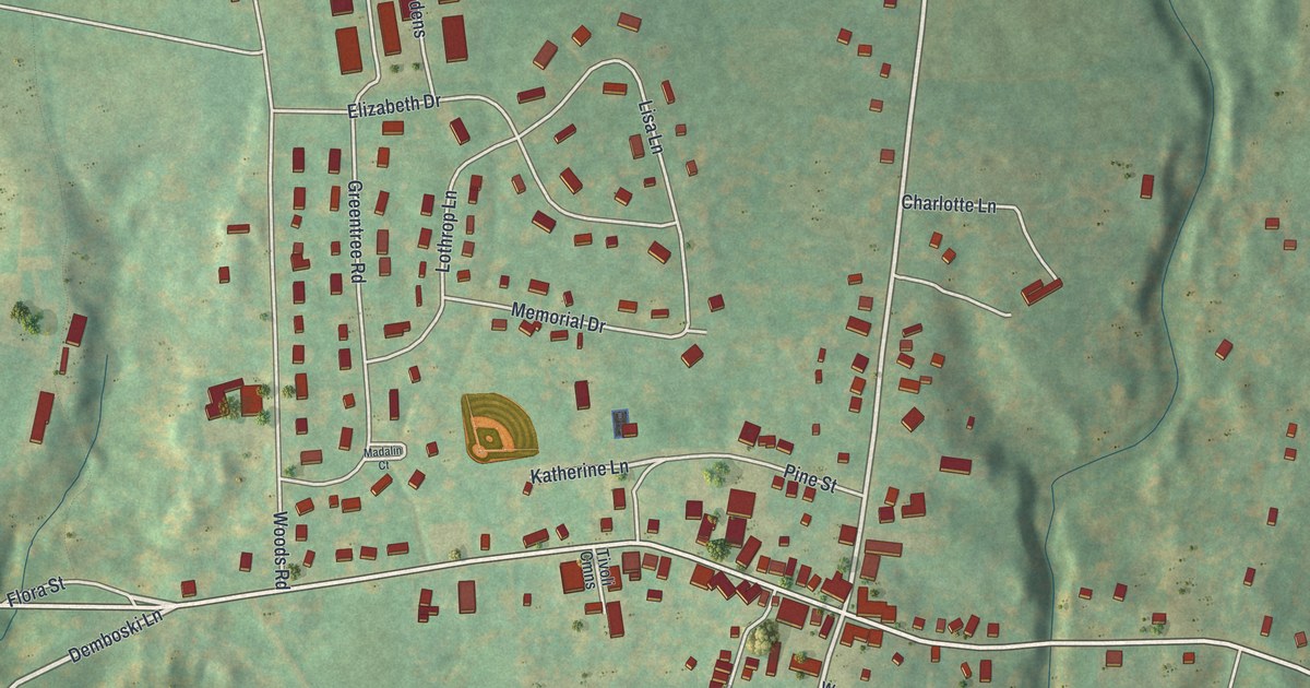 Map of Tivoli, New York in 2026