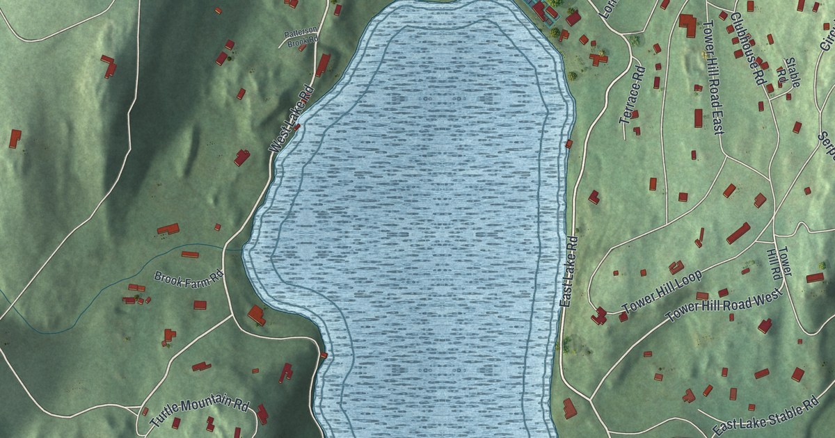 Map of Tuxedo Park, New York in 2026