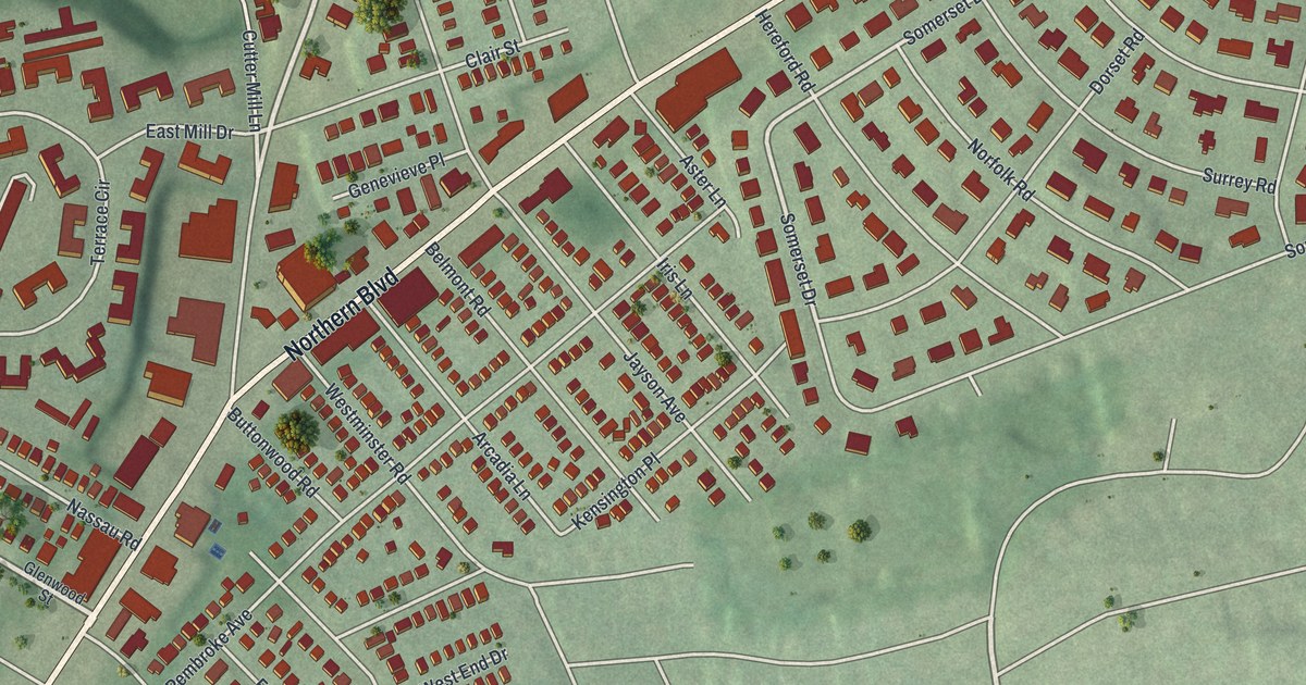Map of University Gardens, New York in 2026