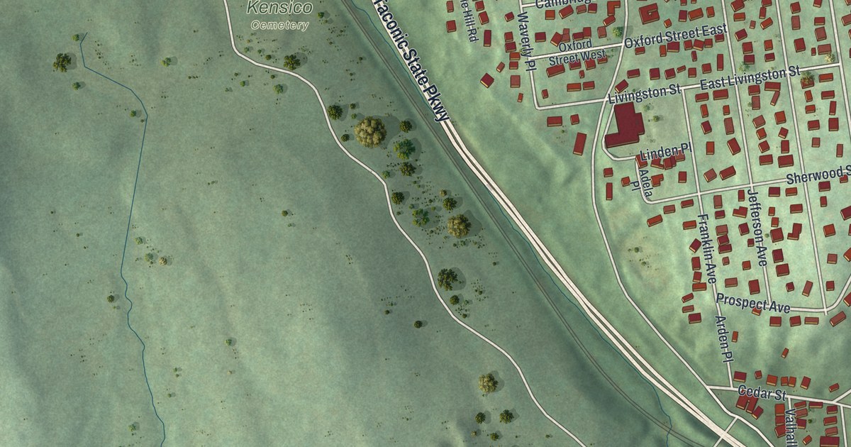 Map of Valhalla, New York in 2026