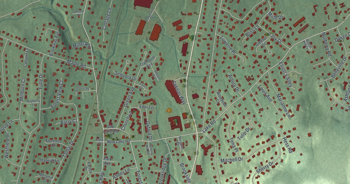 Map of Valley Cottage, New York in 2026