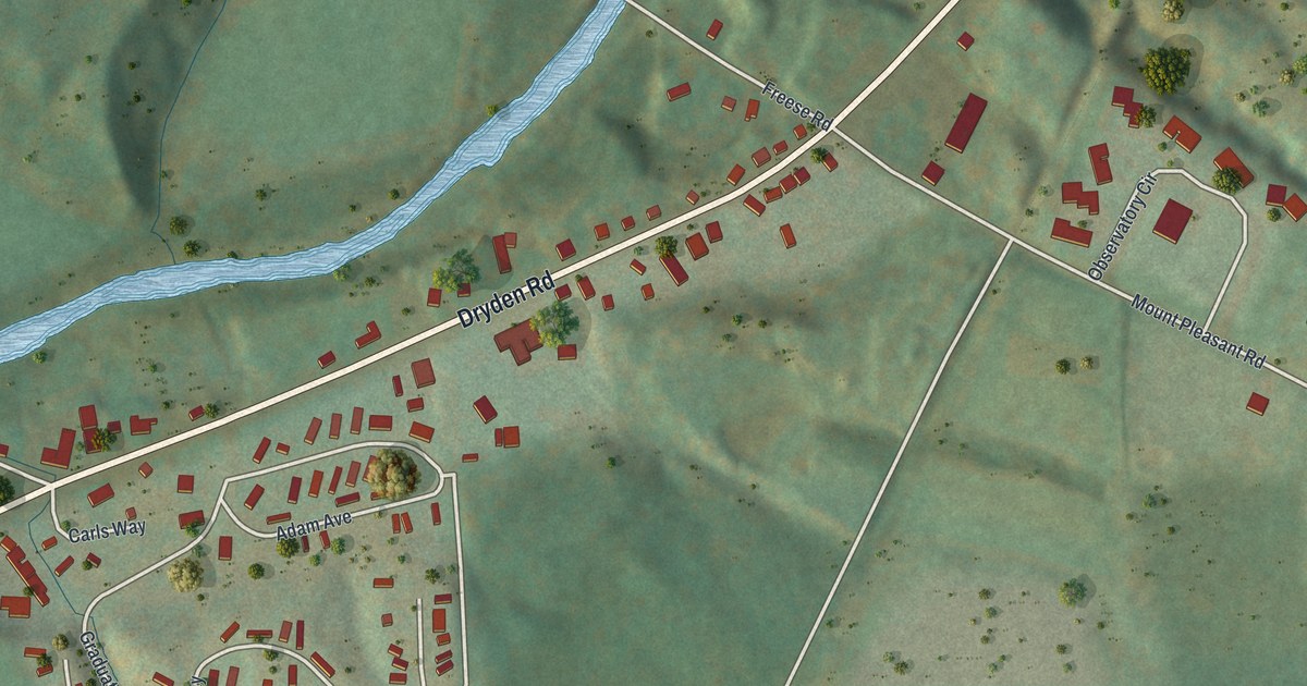 Map of Varna, New York in 2026